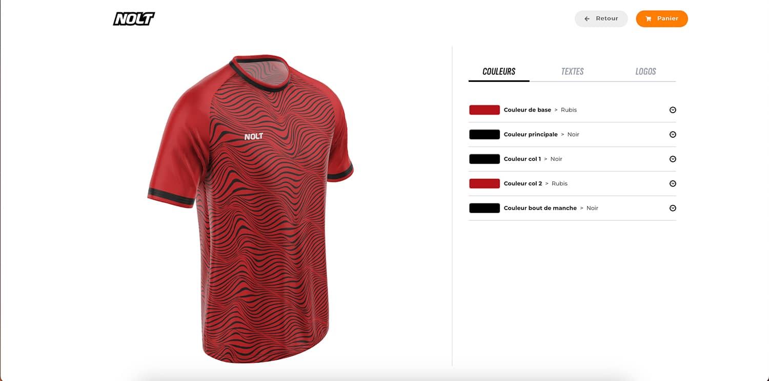 Trikot-Personalisierung: eine grenzenlose Kreation mit NOLT!